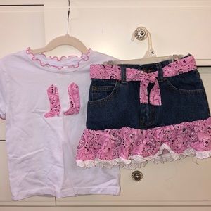Cowgirl matching set